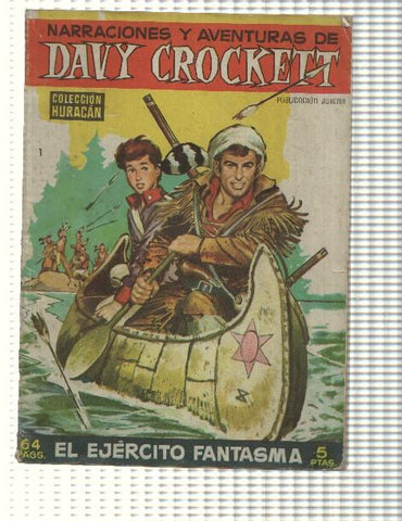 Coleccion Huracan: Davy Crockett num 1. Narraciones y Aventuras - El ejercito fantasma
