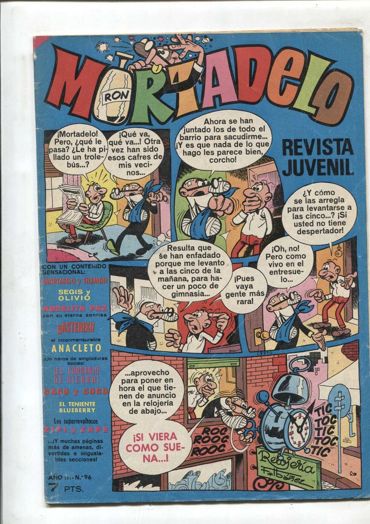 Mortadelo revista semanal numero 096: El Corsario de Hierro: el boyardo tamarof, episodio
