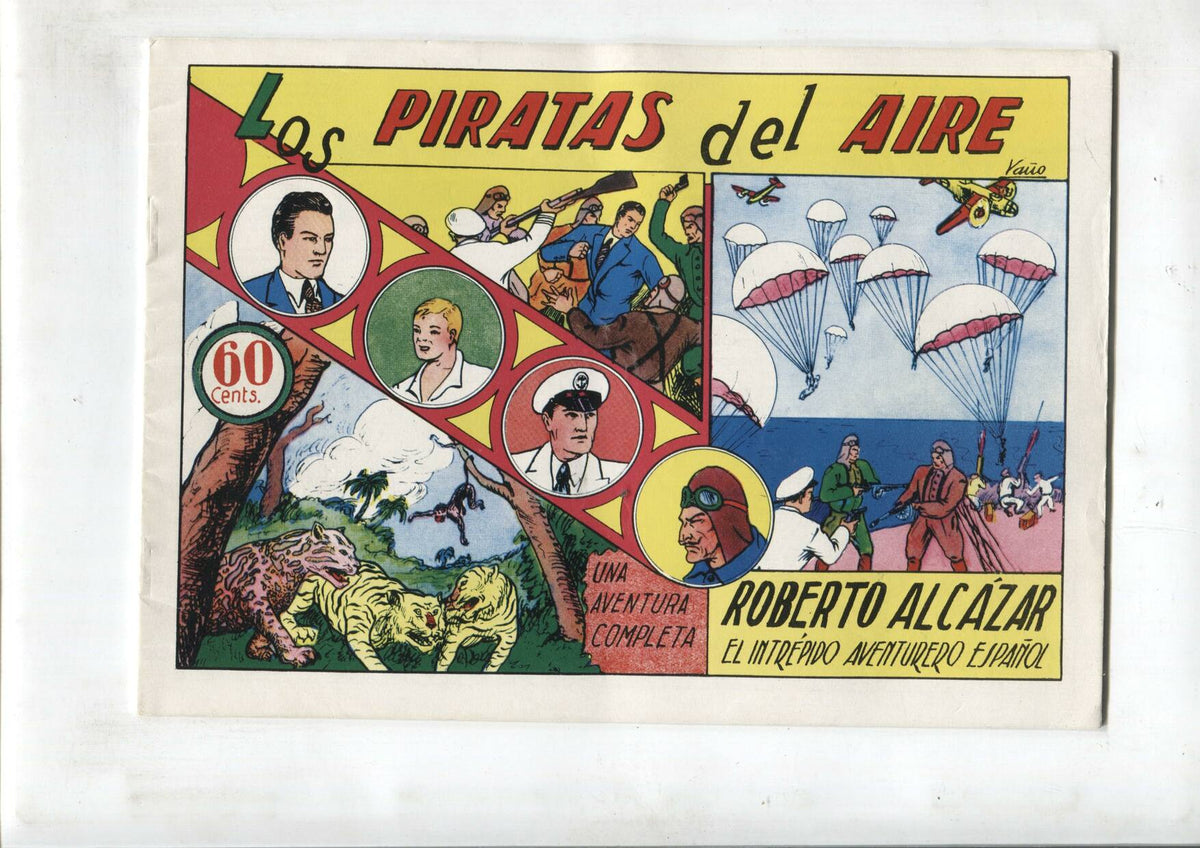Facsimil: Roberto Alcazar y Pedrin numero 001: Los piratas del aire