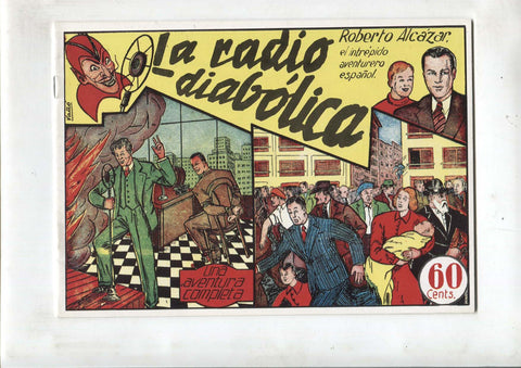 Facsimil: Roberto Alcazar y Pedrin numero 005: La radio diabolica