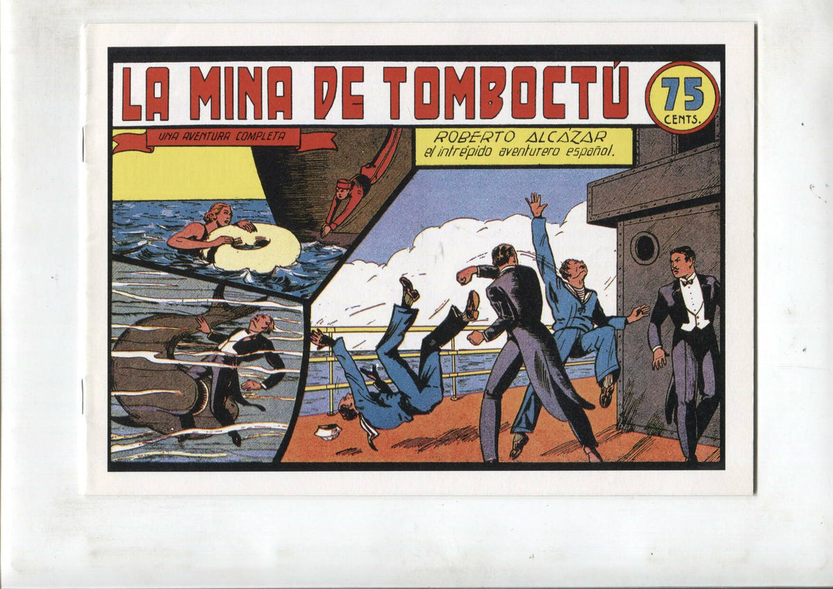 Facsimil: Roberto Alcazar y Pedrin numero 038: La mina de Tomboctu