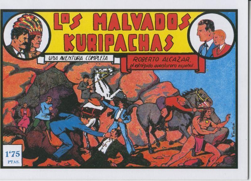 Facsimil: Roberto Alcazar y Pedrin numero 041: Los malvados Kuripachas