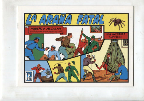 Facsimil: Roberto Alcazar y Pedrin numero 054: la araña fatal