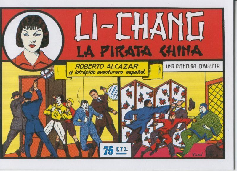 Facsimil: Roberto Alcazar y Pedrin numero 069: Li Chang la pirata china