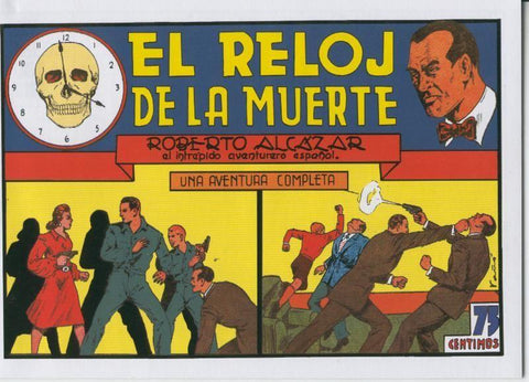 Roberto Alcazar y Pedrin facsimil numero 0081: El reloj de la muerte