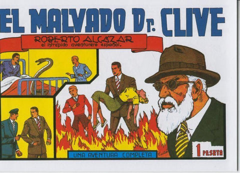 Facsimil: Roberto Alcazar y Pedrin numero 084: El malvado Dr.Clive