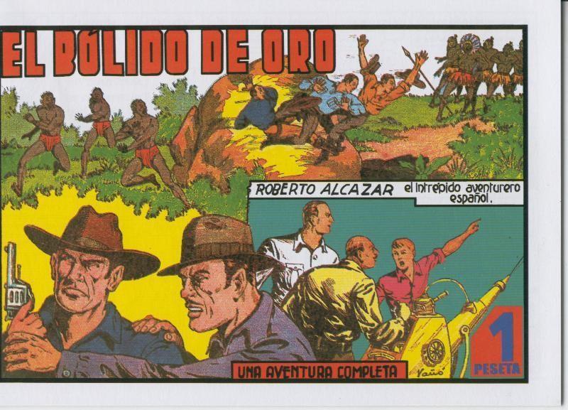 Facsimil: Roberto Alcazar y Pedrin numero 090: El bolido de oro