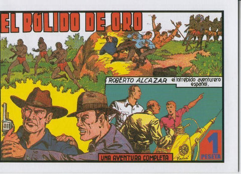 Facsimil: Roberto Alcazar y Pedrin numero 090: El bolido de oro