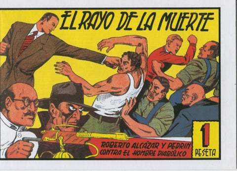 Facsimil: Roberto Alcazar y Pedrin numero 095: El rayo de la muerte