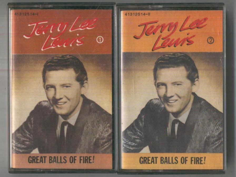 CINTA CASETE: JERRY LEE LEWIS, Vol. 1 y 2 - Greats balls of fire