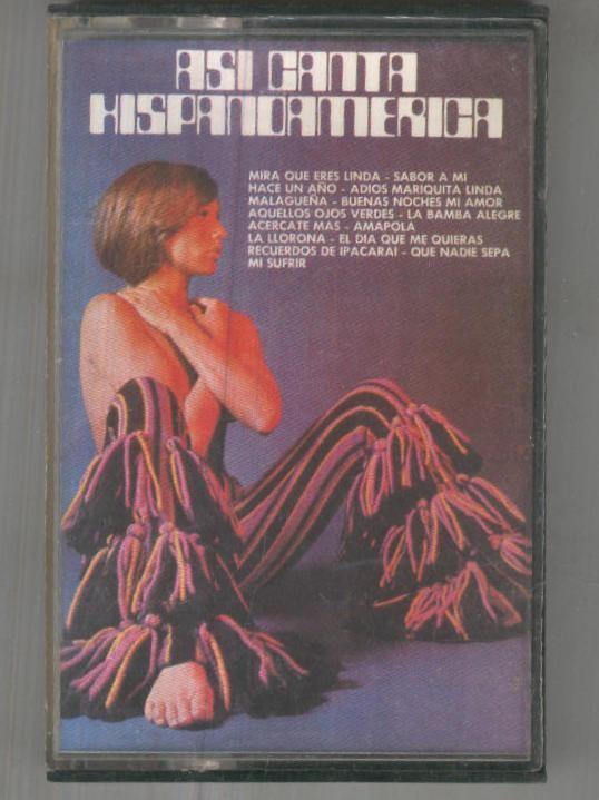 CINTA CASETE: ASI CANTA HISPANOAMERICA (Alcance Records)