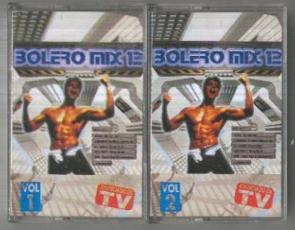 CINTA CASETE: BOLERO MIX 12, Vol.1 y Vol.2