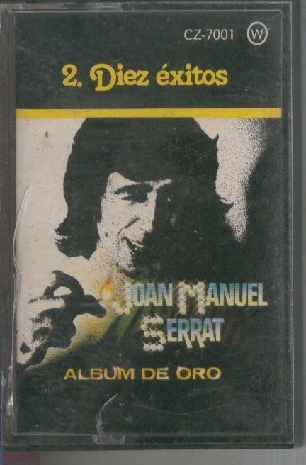 Cinta Casete: JOAN MANUEL SERRAT, Album de Oro  No.02: DIEZ EXITOS