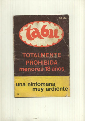 revista: Tabu num 1 - Una ninfomana muy ardiente