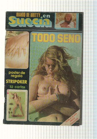 revista: Diario de Britty en Suecia - Todo seno, poster: de Stripoker 52 cartas