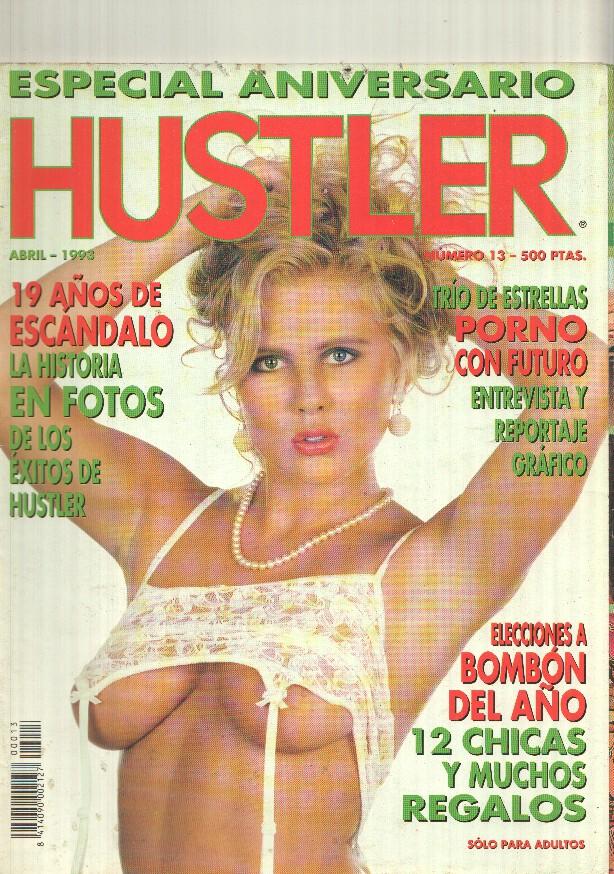revista: Hustler num 13, abril 1993, Especial Aniversario. La historia en fotos de los exitos de Hustler. Elecciones a bombon de año