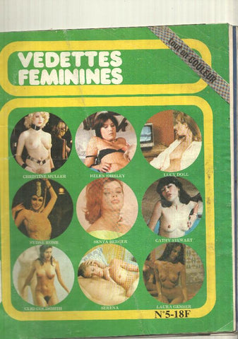 revista: Vedettes Feminines, num 5-18F, tout en couleur. Senta Berger, Lucy Doll, Christine Muller