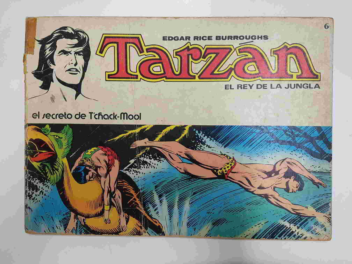 Novaro: Comic Tarzan num 06, el secreto de Tchack-Mool (1979)