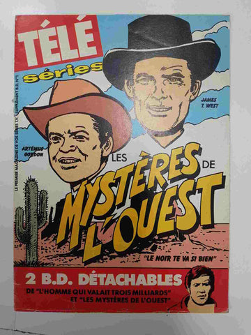 comic: Tele-Series Mysteres Louest (1978), 2 B.D. Detechables