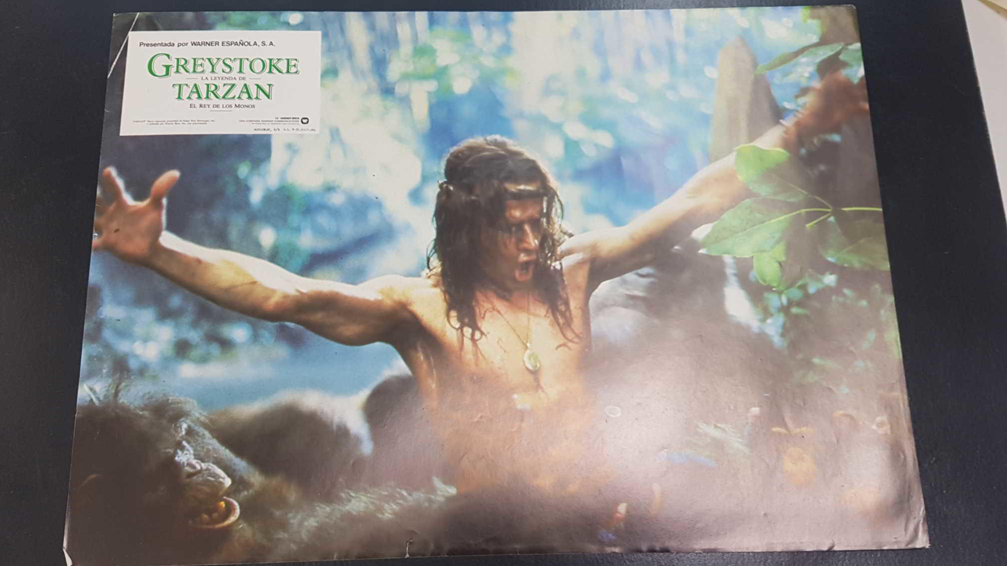 Poster pelicula: Greystoke (poster 02), la Leyenda de Tarzan el rey de los Monos. Warner Bros