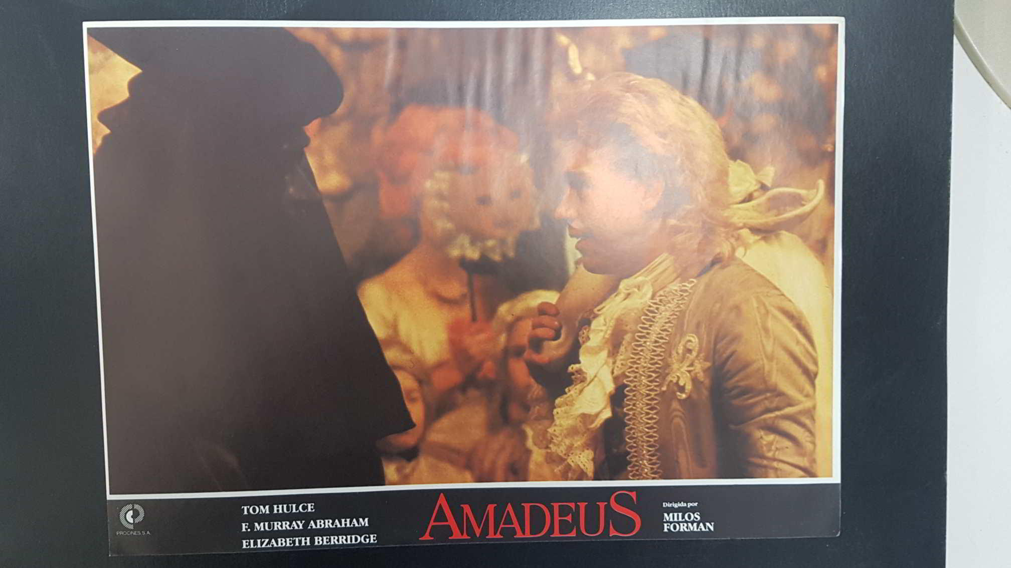Poster pelicula: Amadeus (poster 06), dirigida por Milos Forman con Tom Hulce, Murray Abraham, Elizabeth Berridge