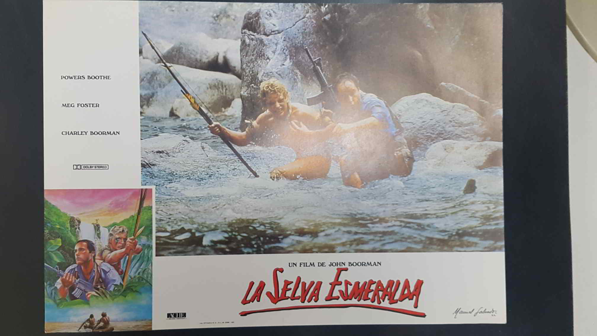 Poster pelicula: La Selva Esmeralda (poster 05), un film de John Boorman con Powers Boothe, Meg Foster, Charley Boorman