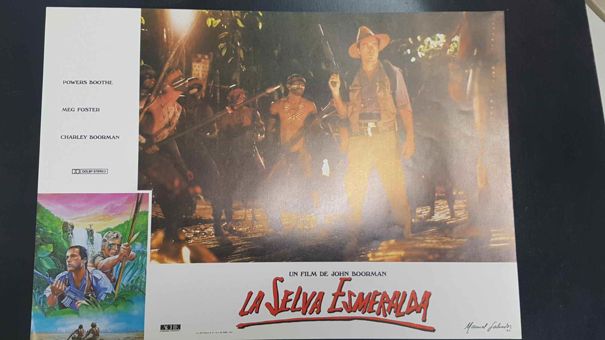 Poster pelicula: La Selva Esmeralda (poster 11), un film de John Boorman con Powers Boothe, Meg Foster, Charley Boorman