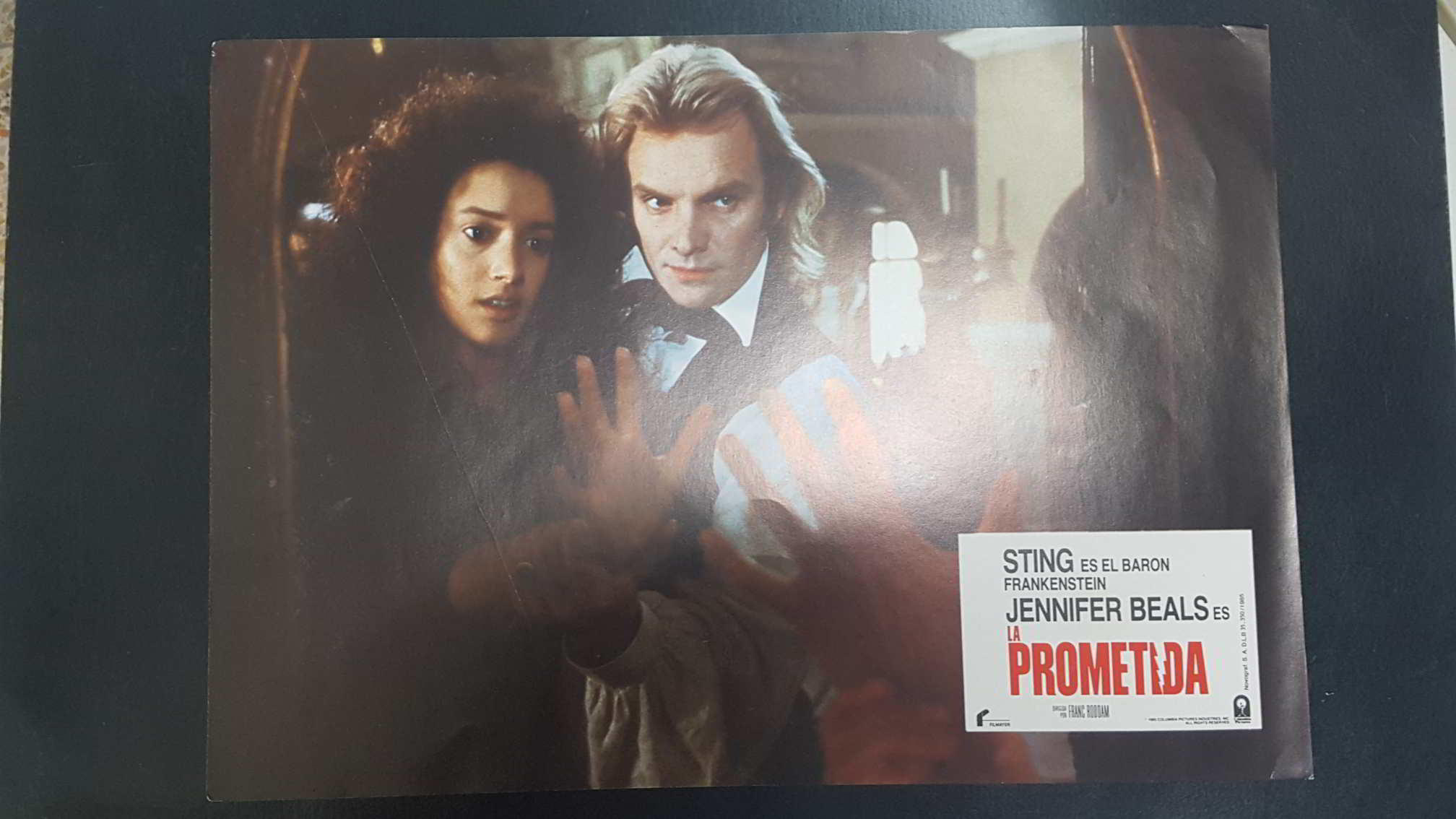 Poster pelicula: La Prometida (poster 01), dirigida por Franc Roddam con Sting, Jennifer Beals