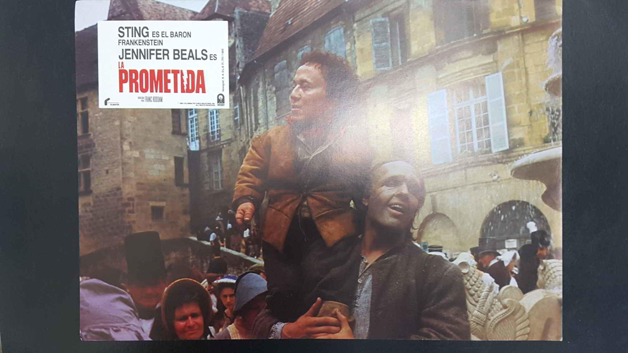 Poster pelicula: La Prometida (poster 02), dirigida por Franc Roddam con Sting, Jennifer Beals