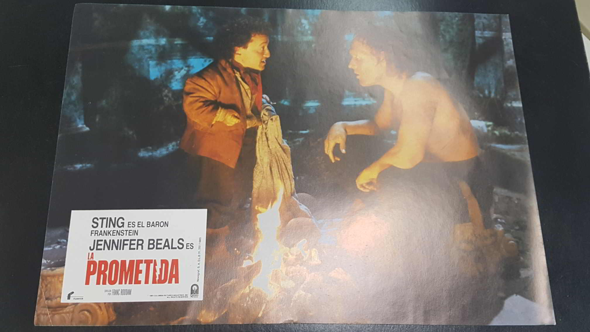Poster pelicula: La Prometida (poster 03), dirigida por Franc Roddam con Sting, Jennifer Beals