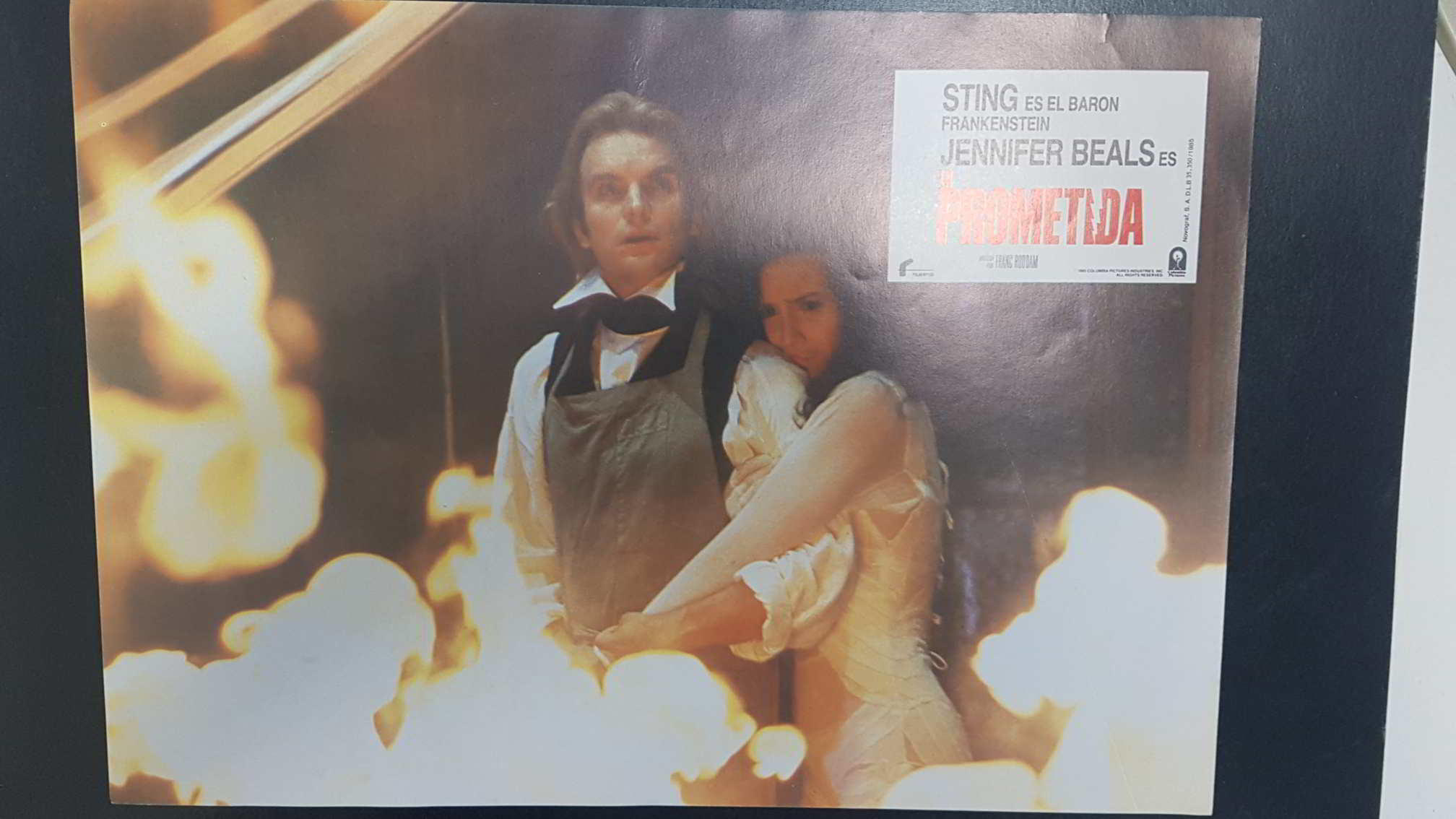 Poster pelicula: La Prometida (poster 04), dirigida por Franc Roddam con Sting, Jennifer Beals