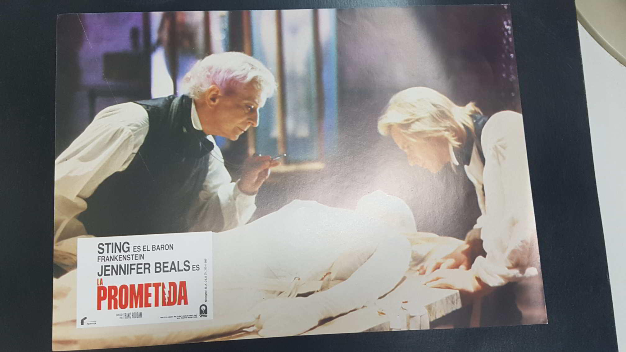 Poster pelicula: La Prometida (poster 09), dirigida por Franc Roddam con Sting, Jennifer Beals