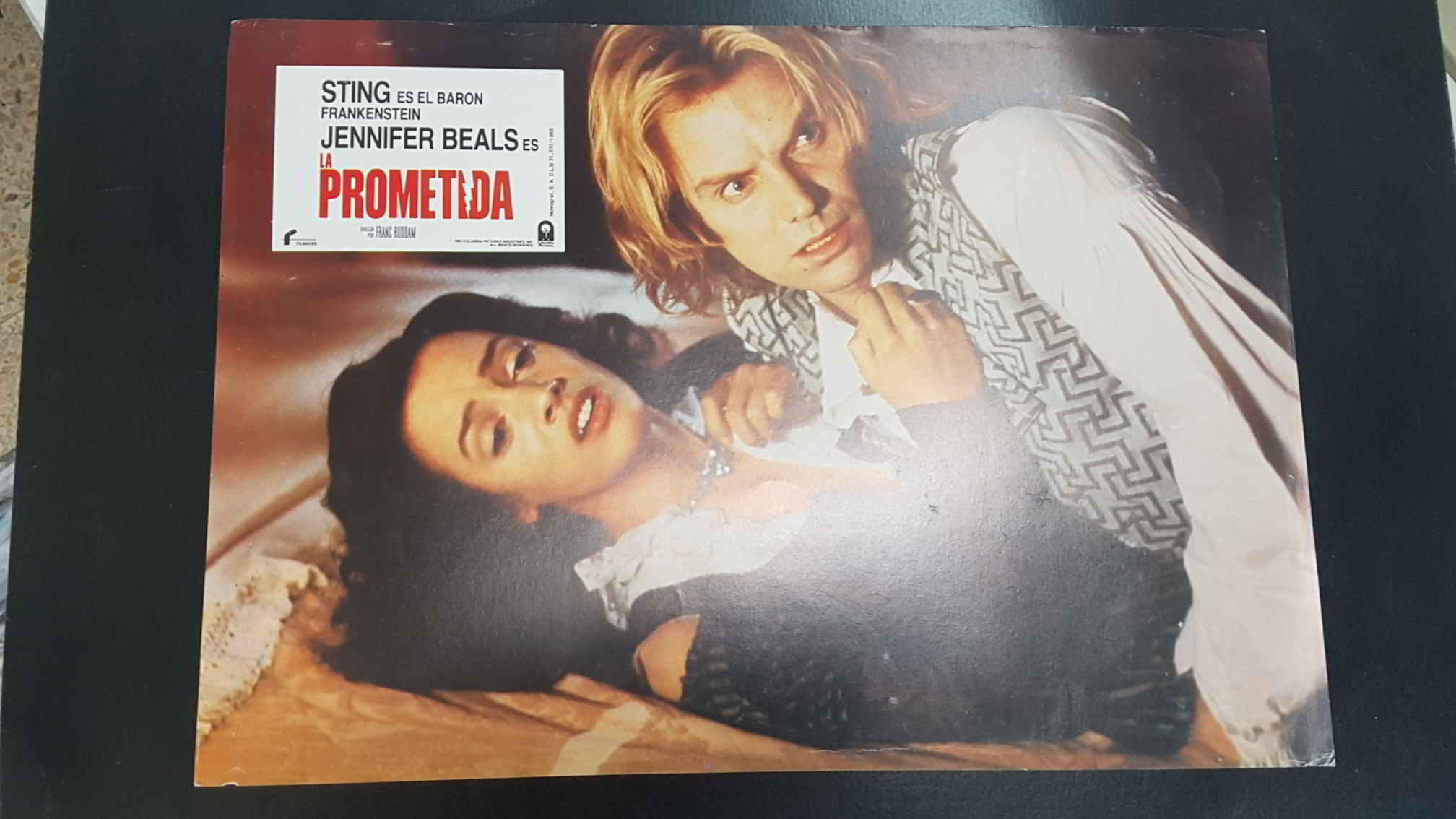 Poster pelicula: La Prometida (poster 10), dirigida por Franc Roddam con Sting, Jennifer Beals