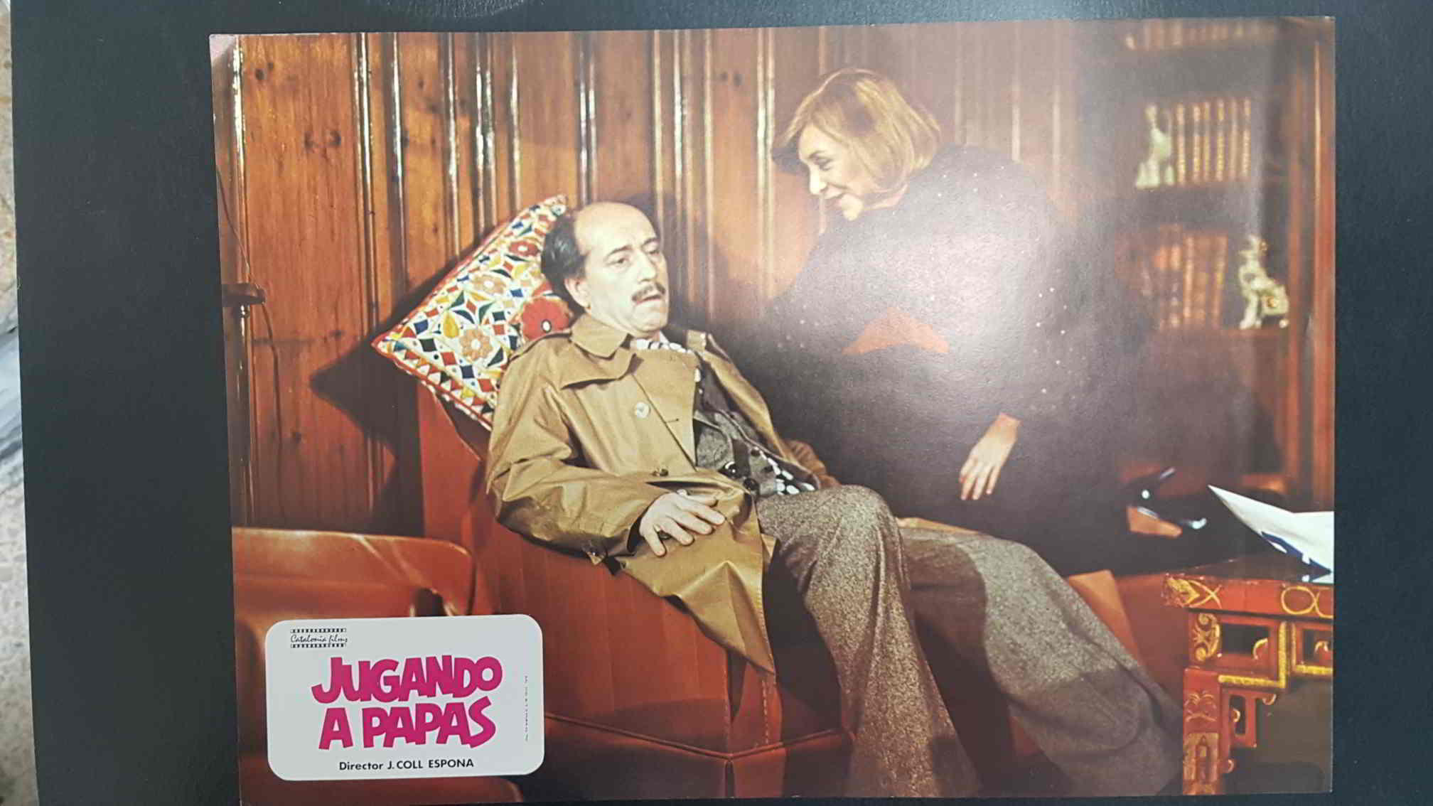 Poster pelicula: Jugando a Papas (poster 02), director: J. Coll Espona con J.L. Lopez Vazquez, A. Soler Leal, Isabel Mestres