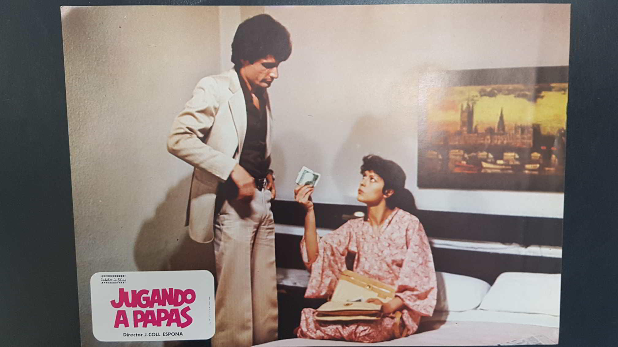 Poster pelicula: Jugando a Papas (poster 03), director: J. Coll Espona con J.L. Lopez Vazquez, A. Soler Leal, Isabel Mestres