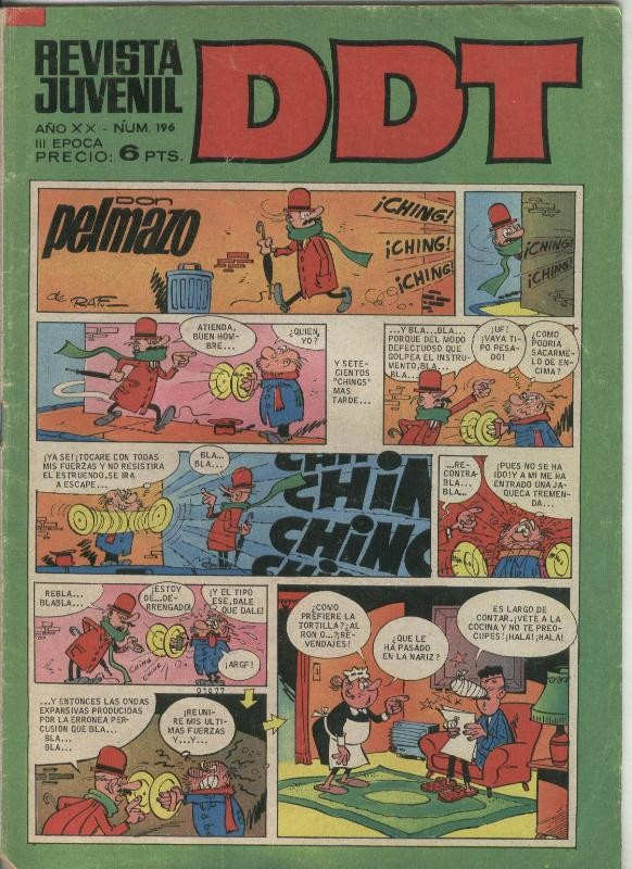 DDT tercera epoca numero 196: Don Pelmazo