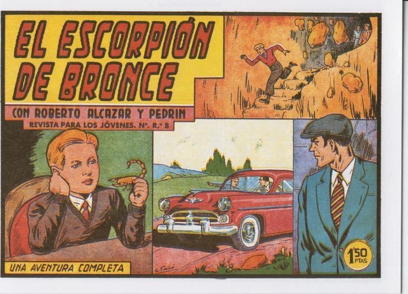 Roberto Alcazar y Pedrin facsimil numero 0364: El escorpion de bronce