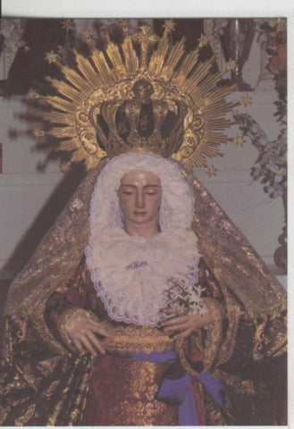 Postal 009345: Virgen Ntra Sra de los Dolores, La Redondela, Huelva