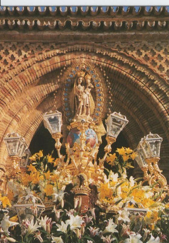Postal Virgenes 247 : Nuestra Señora de los Milagros, patrona de Palos de la Frontera (Huelva)