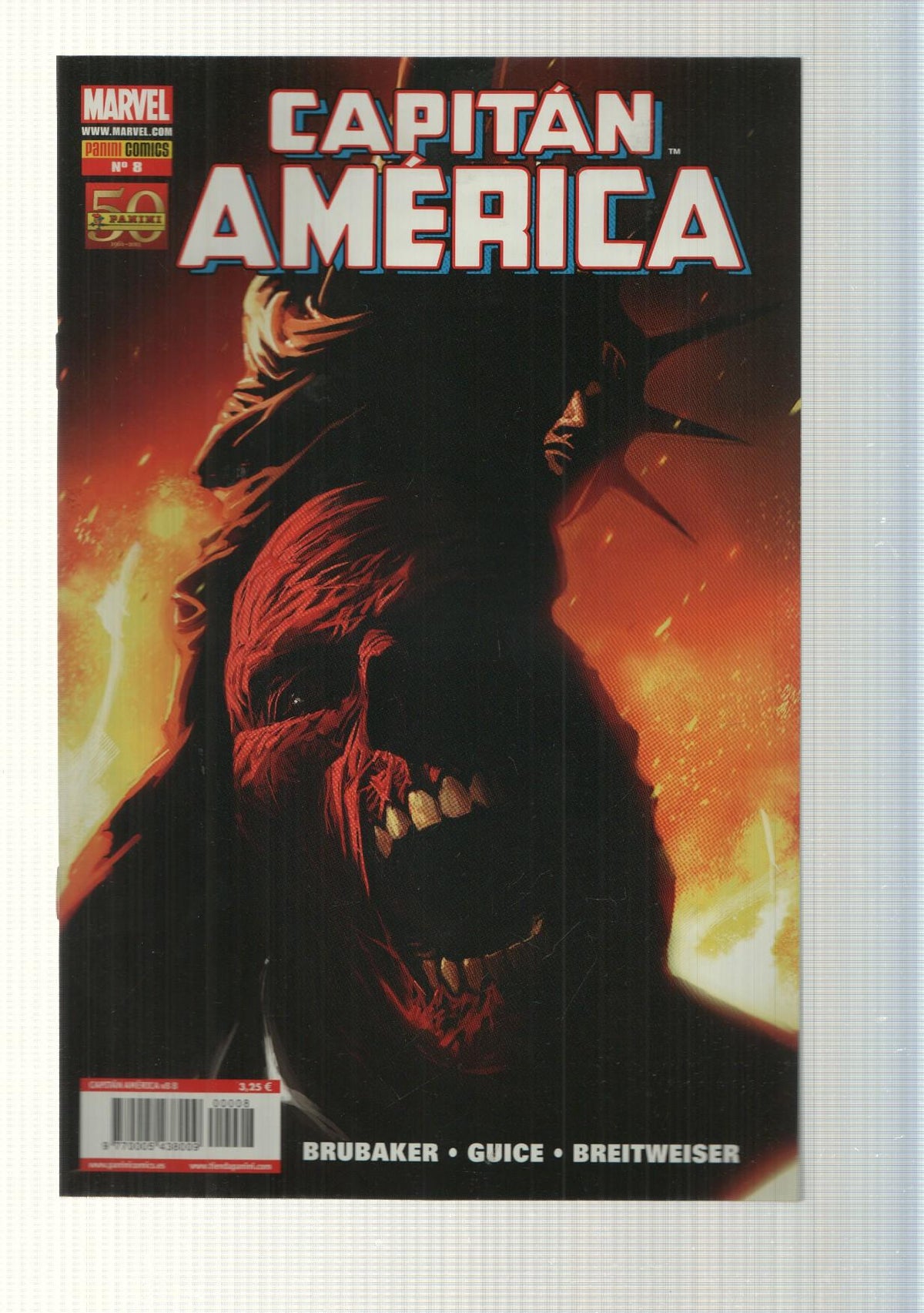 Marvel: Comic Capitan America num 08, vol. 8, sept. 2011 - El juicio del Capitan America parte 3 y 4