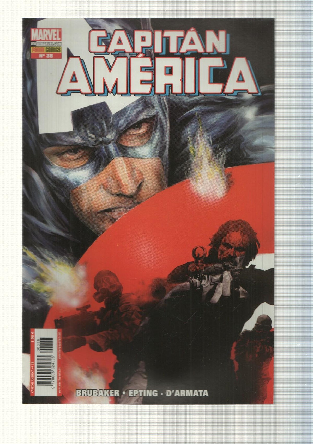 Marvel: Comic Capitan America num 38, año 4, Dic. 2008 - La muerte del sueño acto 3, el hombre que compró america parte 1