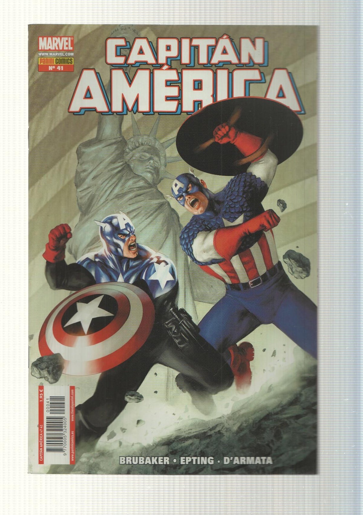 Marvel: Comic Capitan America num 41, año 5, 2009 - La muerte del sueño acto 3, el hombre que compró america parte 4