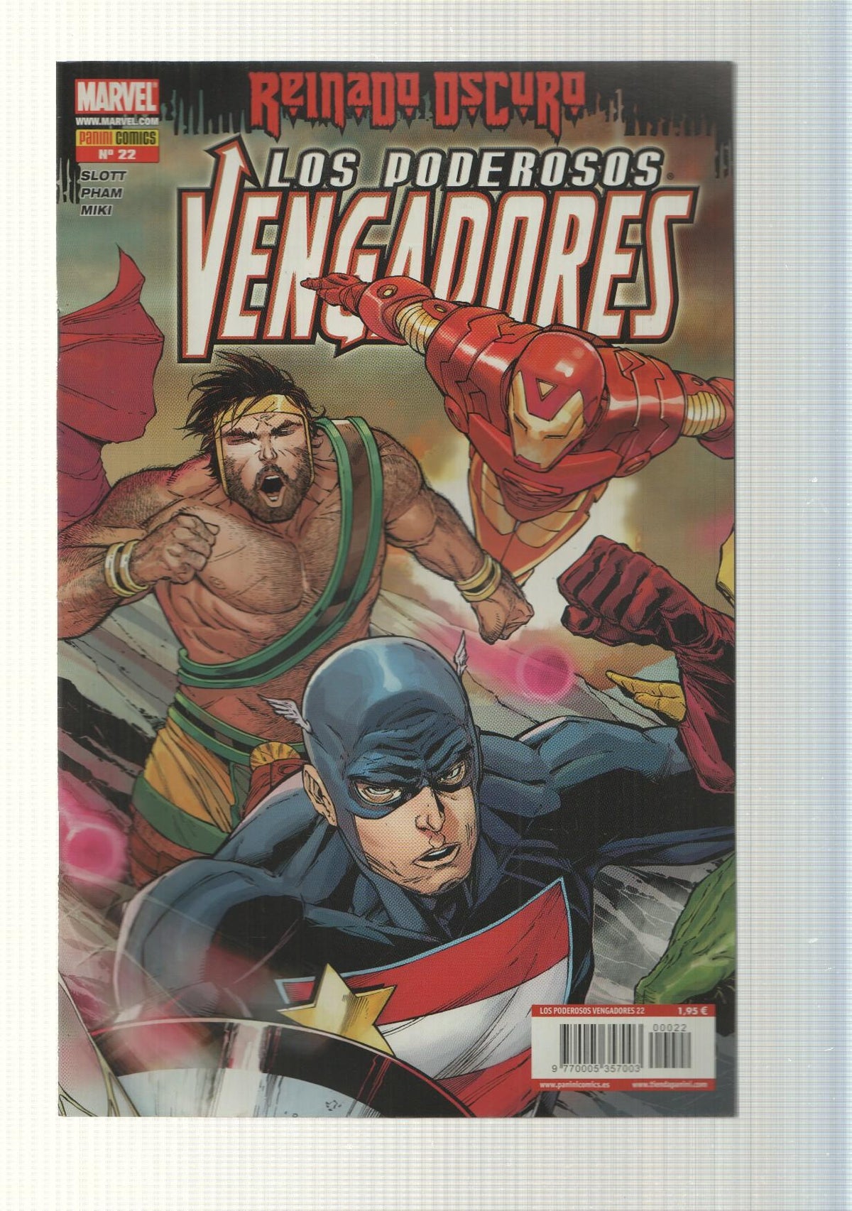 Marvel: Comic Los Poderosos Vengadores num 22 - 2009, Reinado Oscuro. Los mas poderosos de la tierra parte 2