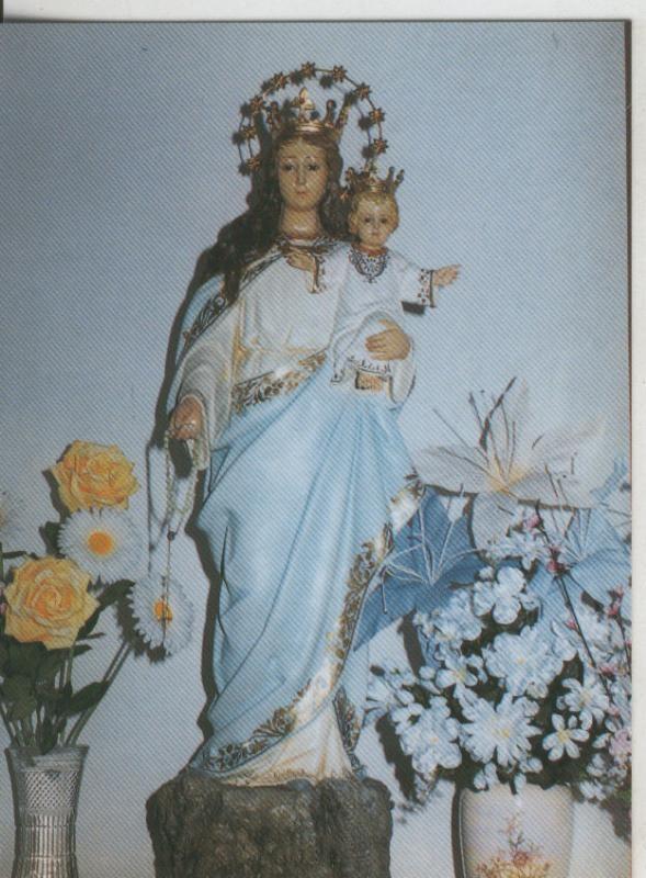 Postal 008692: Virgen Nta Sra de las Nieves, patrona del Escobar-Cehegin en Murcia