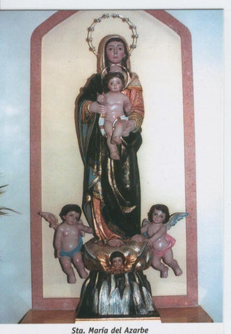 Postal Virgenes 0278 : Santa Maria del Azarbe, Orilla del Azarbe (Murcia)