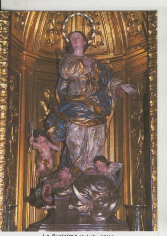 Postal 009682: Virgen La Purisima, iglesia del carmen de Murcia