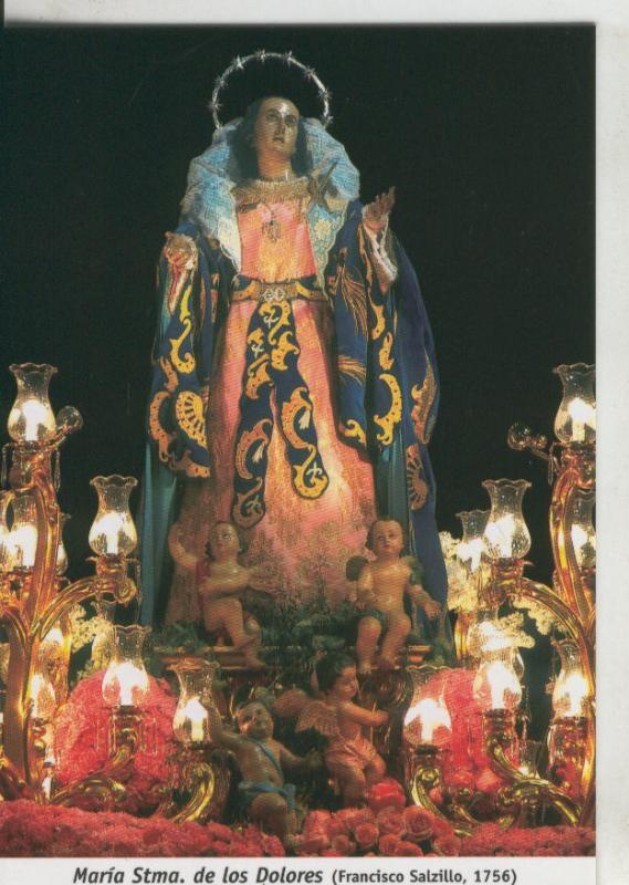 Postal 009685: Virgen Maria Stma de los Dolores, Iglesia San Pedro Apostol, Murcia