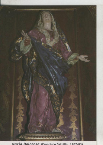 Postal 009707: Virgen Maria Dolorosa, iglesia de Santa Catalina, Murcia