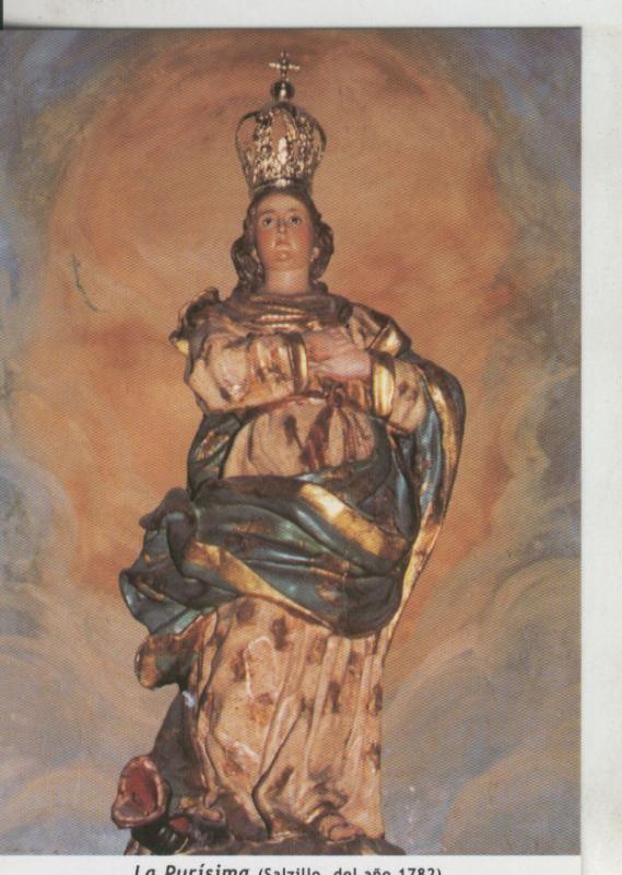 Postal 009683: Virgen La Purisima de Salzillo, , parroquia de San Antolin, Murcia