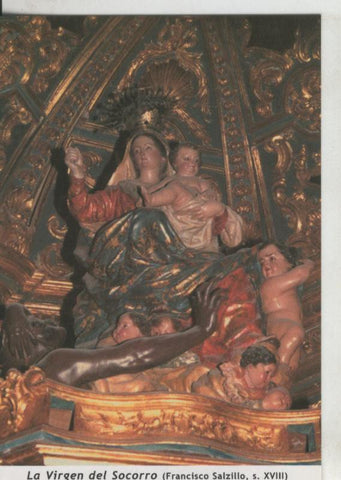 Postal 009694: Virgen del Socorro (Salzillo), catedral de Murcia